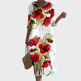 Airy Dress with Cover