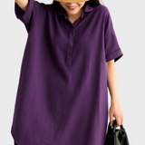 Relaxed Linen Shirt Dress