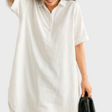 Relaxed Linen Shirt Dress
