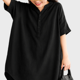 Relaxed Linen Shirt Dress