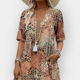 Floral Midi Dress with Style