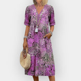 Floral Midi Dress with Style